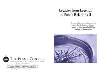 Legacies from Legends in Public Relations