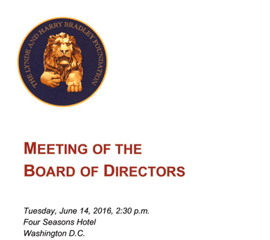 Bradley Foundation Documents