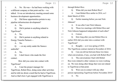 Deposition of Kurt Merriweather, Consultant Hired by Robert Rice for TigerSwan