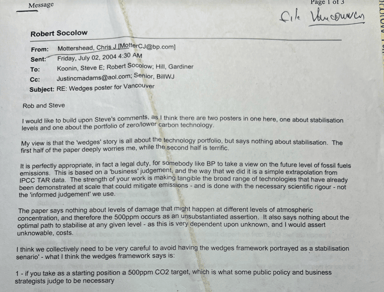 BP email to CMI 