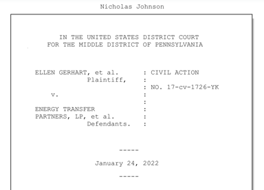 Deposition of Nicholas Johnson