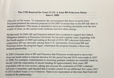 CMI Renewal Memo