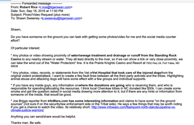Rice Seeking Info, Photos and Videos for Use in Propaganda Effort