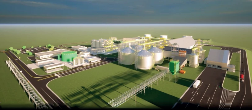 Coamo's ethanol plant project in Campo Mourão, Paraná, announced in May this year by the company. (Photo: Coamo/Press Release)