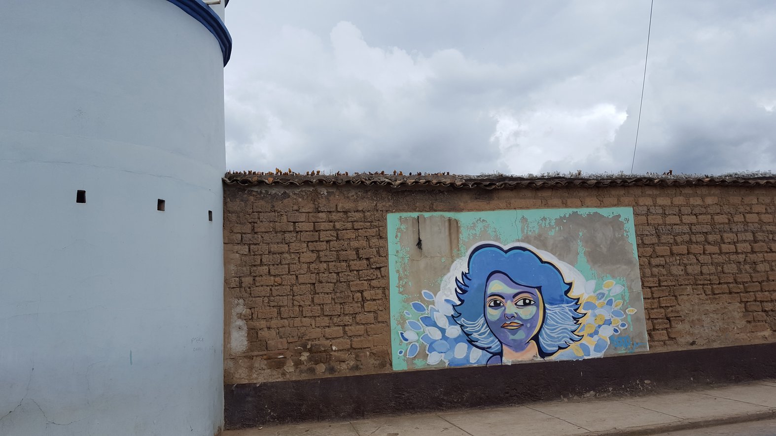 Mural honoring Berta in La Esperanza