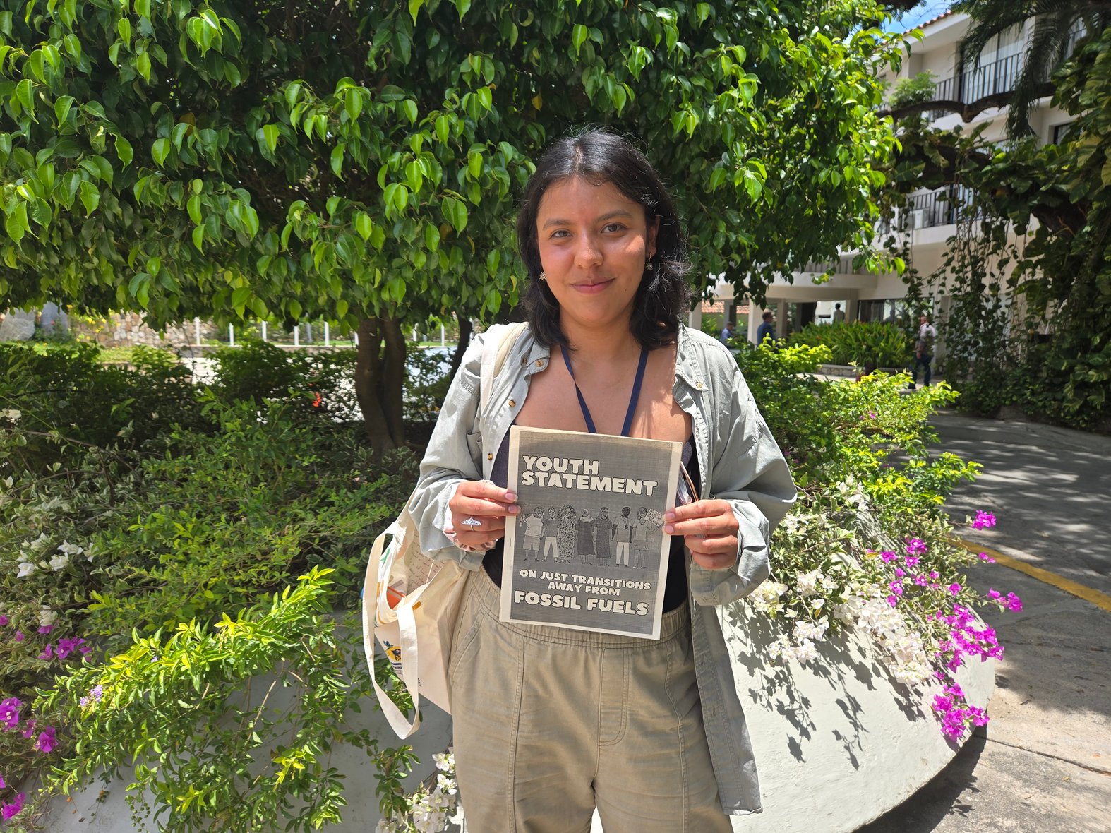 Maria Reyes, youth climate activist from Mexico. Photo by Nina Lakhani.